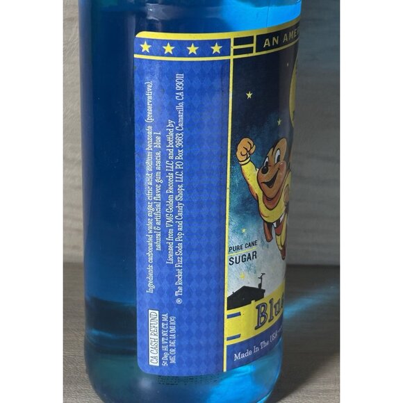 Rocket Fizz Soda Pop Mighty Mouse Golden Records Blue Cream Unopened - Picture 7 of 9